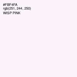 #FBF4FA - Wisp Pink Color Image